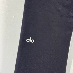 Alo Yoga High Waist Airbrush Bootcut Flare Leggings Black Size Small Yoga Pants thumbnail 8