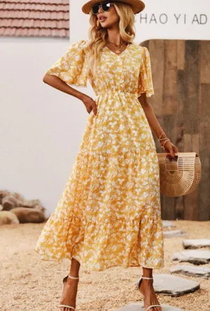 Boutique NEW ‘Golden Hour’ Dress thumbnail 1