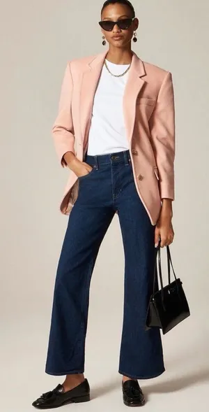 Women’s J.Crew Curvy Cropped Kick Out High Rise Semi-Stretch Jeans size 25 thumbnail 1