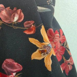 Antonio Melani NWT Tatum Dress Blackberry Ivory Floral Puff Sleeve Sheath Size 0 thumbnail 9