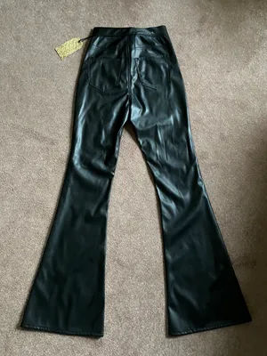American Threads Faux Leather Flare Pants thumbnail 3