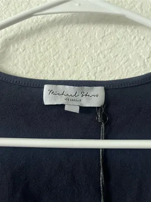 NWT Michael Stars Sonya‎ Navy Square Neck Midi Dress XS thumbnail 5