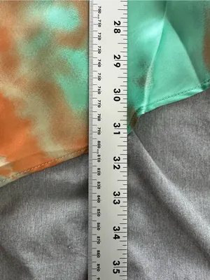 Hello Molly Starts With A Kiss Wrap Dress Orange Aqua Size 4/S NEW NWT Tie Dye thumbnail 10