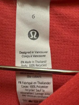Lululemon Cropped Shirt thumbnail 3