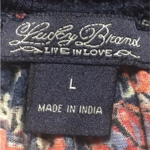 Lucky Brand Sleeveless Floral print Tank Size L thumbnail 7