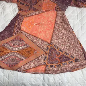 NWT divine heritage paisley orchid mini dress s‎ thumbnail 8