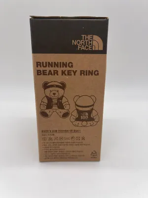 NWT The North Face Korea White Label Running Bear Keyring thumbnail 7