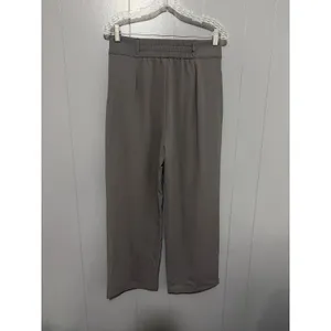 Halara Flex™ Gray High Waisted Body Sculpt Waist-Slimming Wide Leg Work Pants MP thumbnail 2