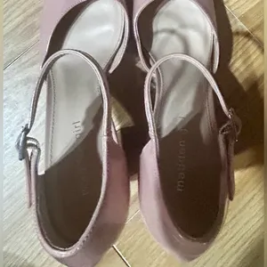 Women 9.5 blush pink Elegant chunky Platform Heels ‘Madden girl’ thumbnail 7