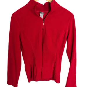 C9 by Champion Fleece Pullover Womens Small Red Excellent Quarter Zip Mock‎ Neck thumbnail 1