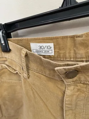 Men's Corduroy Pants in Tan - Classic Straight Fit thumbnail 3