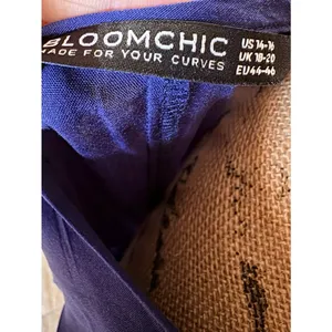 BLOOMCHIC Blue Floral Embroidered V-Neck Dress, Plus 14/16 thumbnail 6
