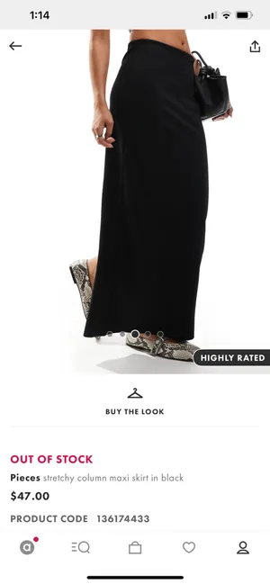 ASOS midi skirt thumbnail 3