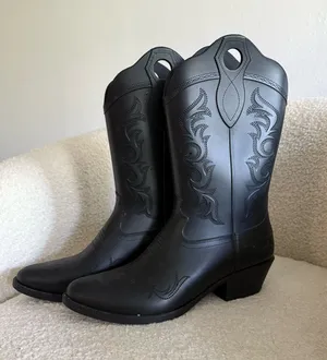 No Boundaries Cowboy rain boots thumbnail 1