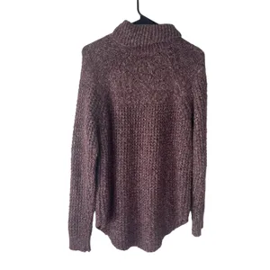 Abercrombie &‎ Fitch Size Medium Purple Knit Cowl Neck Sweater Preppy Academia thumbnail 4
