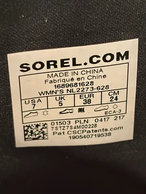 Sorel Conquest Carly II Waterproof Tall Winter Snow Boots Women's Size 7 Brown thumbnail 4