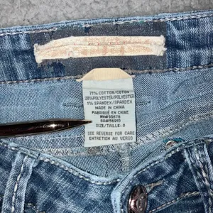 Hydraulic Y2K Bootcut Jeans 8 30x31 Low Rise Fleur De Lis Embellished McBling thumbnail 9