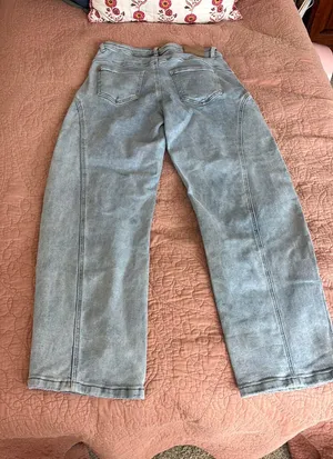 Saige Barrel Jeans Blue Size 3/26 thumbnail 1