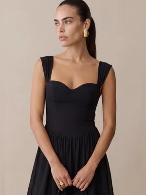 NWT Few Moda Addilyn Dress size 4 Black Kourt mini thumbnail 4
