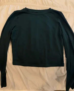 Green Long Sleeve Top Size XS thumbnail 1