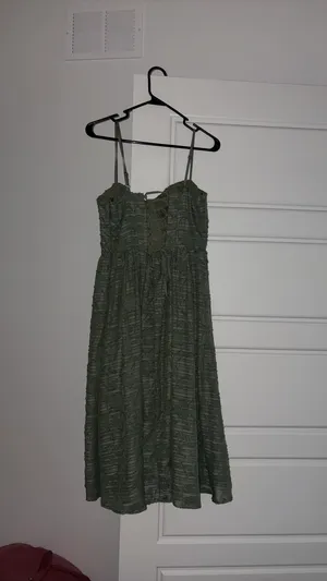 Jessica Simpson Green midi dress thumbnail 6