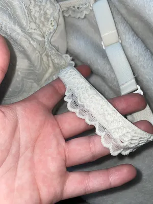 White Bralette Size XL thumbnail 4