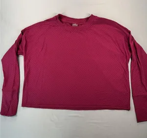 Calia by Carrie | Large | Magenta Waffle Long Sleeve thumbnail 1