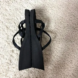 Teva Black Sandals with Yellow Logo thumbnail 7