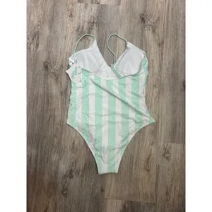 Sugar Coast by Lollis‎ Swim Flamingo Striped One Piece Swimsuit Women Size Small thumbnail 3