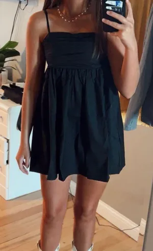 Showpo Black Mini Dress With Bow thumbnail 5