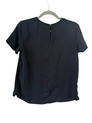 Women's Banana Republic Black Short Sleeve Blouse Size XS thumbnail 3