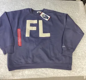 State of Mine Florida Sweatshirt XL Navy Crewneck FL Applique‎ NWT Womens thumbnail 1