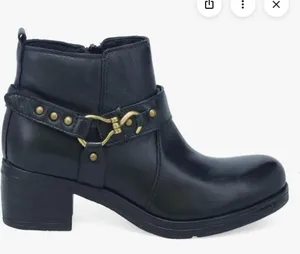 Miz Mooz Sydni Western Bootie Women's 7.5-8 Black New thumbnail 1