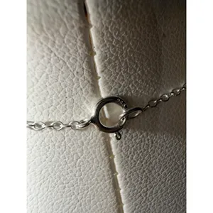 Turquoise Marquise Blue Sterling Silver Necklace 925 Cowgirl Western Dainty thumbnail 3