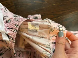 Hello Mello Pink Pajama Pants with Bottle Print, size S/M thumbnail 3