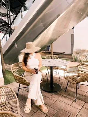 Straw hat Tan thumbnail 4