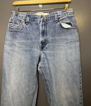 Levis Relaxed Tapered Jeans Womens 10L Light Wash Blue High Rise Denim Pants thumbnail 1