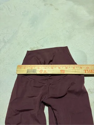 Aerie offline real me flare High-Waist Yoga Pants leggings Burgundy XXS thumbnail 4