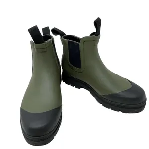 Everlane The Rain Boot in Surplus Green Olive‎ Chelsea Size US 5 thumbnail 4