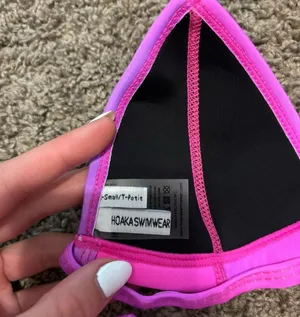 Hoaka Pink & Purple Ombre Bikini Set thumbnail 7