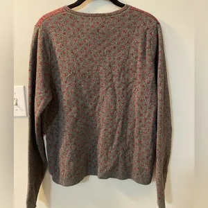 Woolrich Vintage Winter Holiday Lambswool & cotton Sweater size medium thumbnail 2