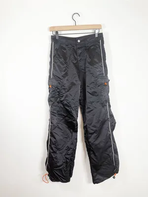 UNIF HTTP Pant Black Baggy Streetwear Size 25 Cargo thumbnail 2