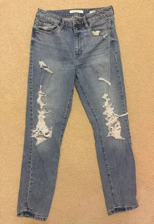 Eunina Jeans Mom Super High-Rise thumbnail 1