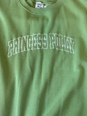 Princess Polly Green Crewneck thumbnail 2