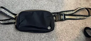 lululemon gold and black everyday belt bag limited christmas edition thumbnail 1