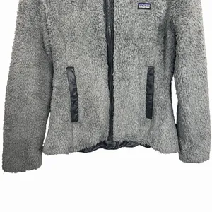 Patagonia Womens Sz S Gray Los Lobos Fleece Jacket Full Zip Hiking Soft Warm thumbnail 4