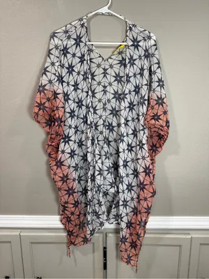 Roberta Roller Rabbit Slate Beach Shrug thumbnail 2