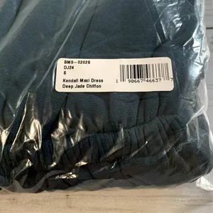 NWT Show Me Your Mumu Kendall Maxi Dress‎ in Deep Jade Chiffon thumbnail 4