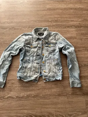 Vintage Polo Jeans Co Ralph Lauren Denim Jacket Womens Small Light Wash Y2K 90s thumbnail 2