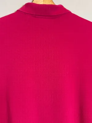Lacoste Classic Fit Short Sleeve Polo Shirt Womens 40 Medium Fuchsia Pink Preppy thumbnail 11